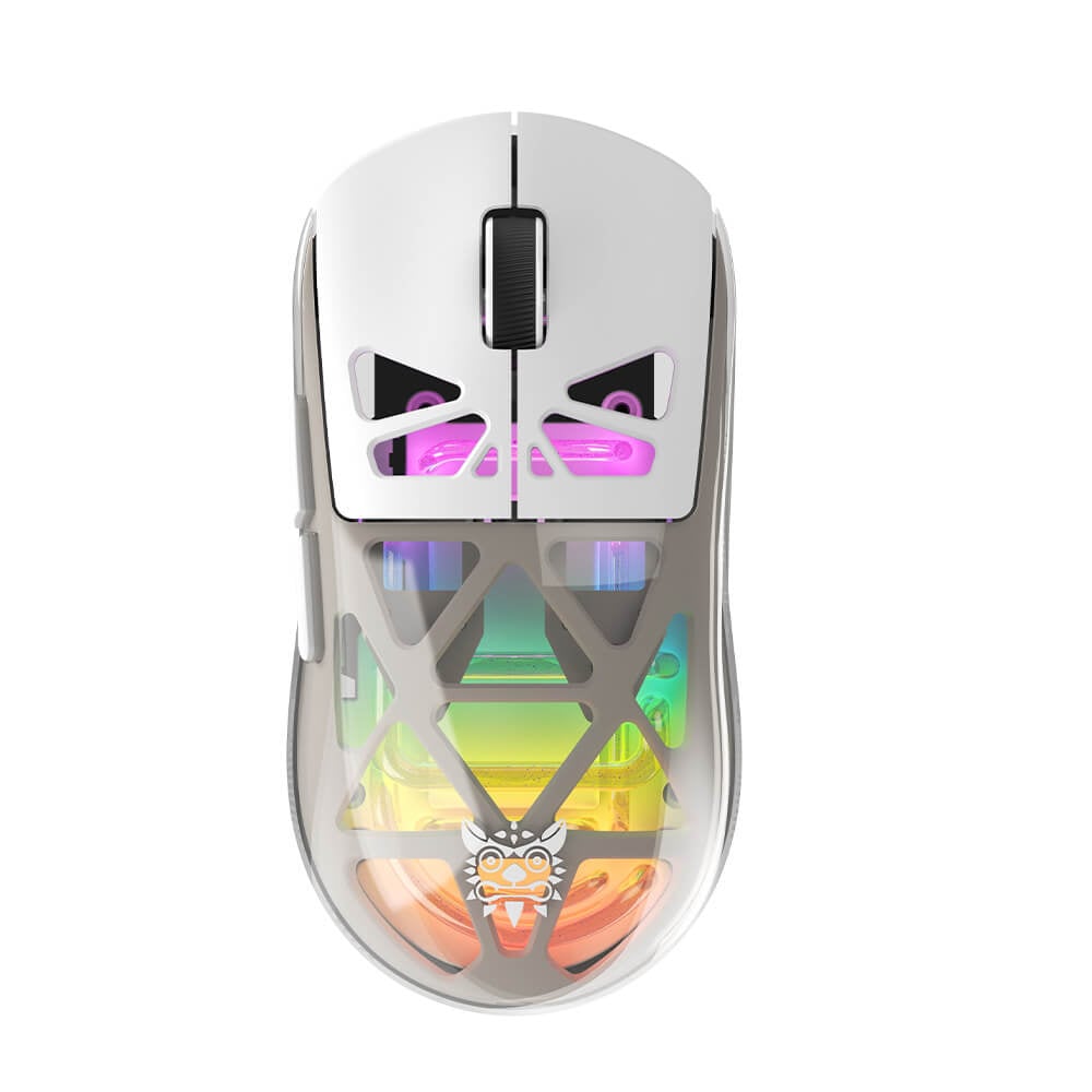 เมาส์เกมมิ่ง ONIKUMA CHOUKO เชื่อมต่อ 3 โหมด BLUETOOTH / USB-C / 2.4GHZ - สีขาว_0
